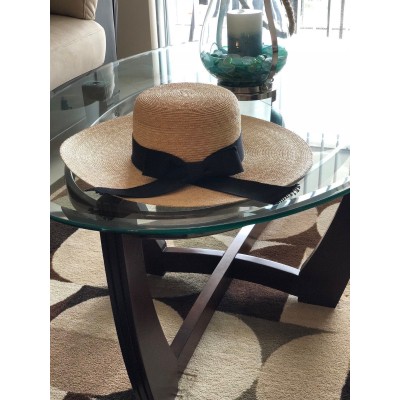 Straw Hat with Black Tie from Nordstrom  eb-67505195